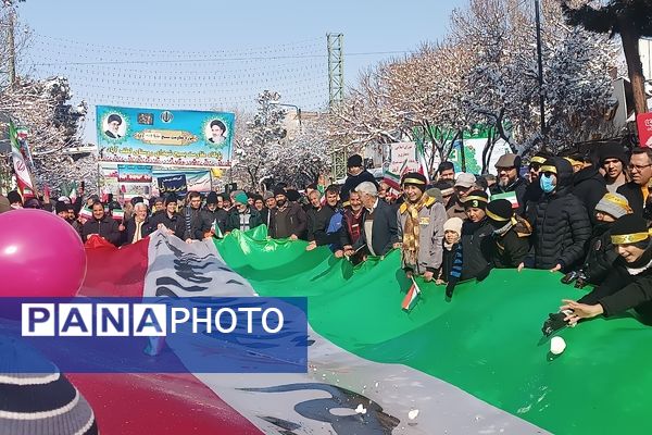 راهپیمایی ۲۲ بهمن در نیشابور 