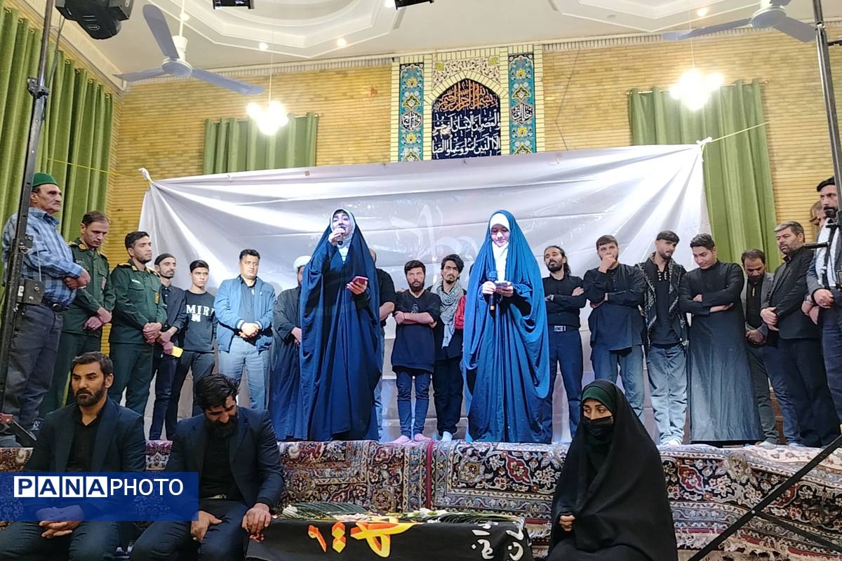 اجرای نمایش سلام همکلاسی در حسینه شهربار نیشابور