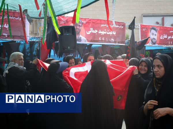 برگزاری مراسم جاماندگان اربعین حسینی در امامزاده حسن (ع) کرج 