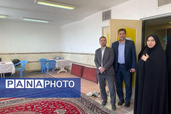 حضور و بازدید مسئولان آموزش‌وپرورش از اردوی مطالعاتی نوروزی دبیرستان نمونه سمیه شهرستان پیشوا
