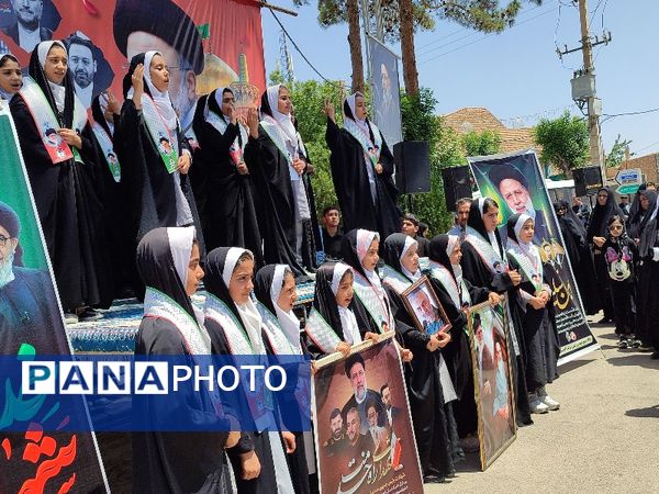 اجتماع پرشور مردم شهید پرور شهرستان جاجرم در مراسم شهادت خادم الرضا و یاران شهیدش 
