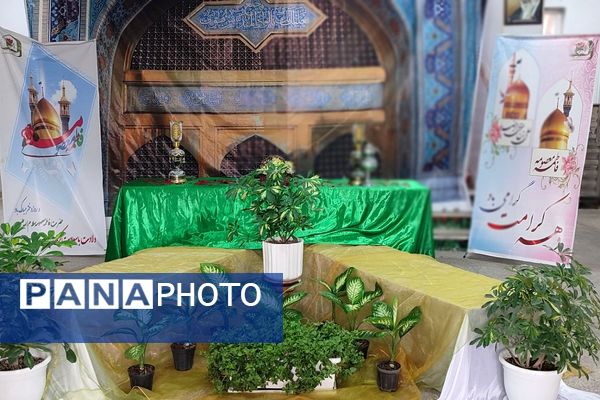حضور خادمین آستان قدس رضوی در مدرسه شاهد کوثر رباط‌کریم به مناسبت دهه کرامت