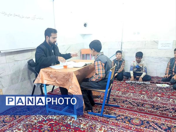 آغاز مرحله آموزشگاهی مسابقات قرآن و عترت در دبستان شهید پسندیده فدافن 