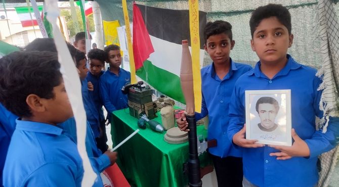 رفاقت با شهدا در دبستان شهید رونما جغین