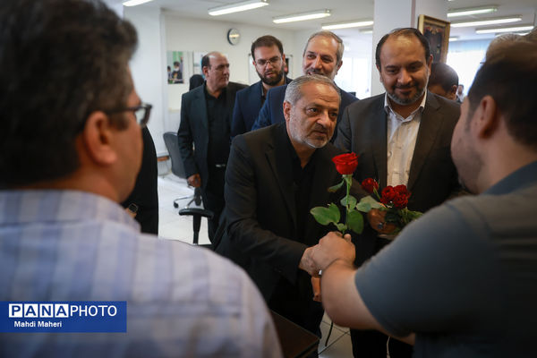 حضور وزیر آموزش و پرورش در خبرگزاری پانا به‌مناسبت روز خبرنگار