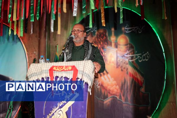 یادواره شهدای شهرستان قلعه‌گنج و ششمین سالگرد شهادت حاج‌قاسم سلیمانی