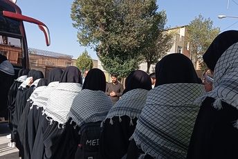 اعزام دانش‌آموزان دختر به اردوی “راهیان نور پیشرفت غرب کشور”