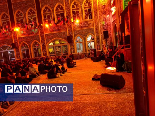 برگزاری مراسم شب سوم عزاداری اباعبدالله(ع) در تکیه ابوالفضلی نیشابور
