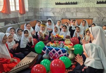  آیین سنتی شب یلدا در مدرسه هدی شهر قدس