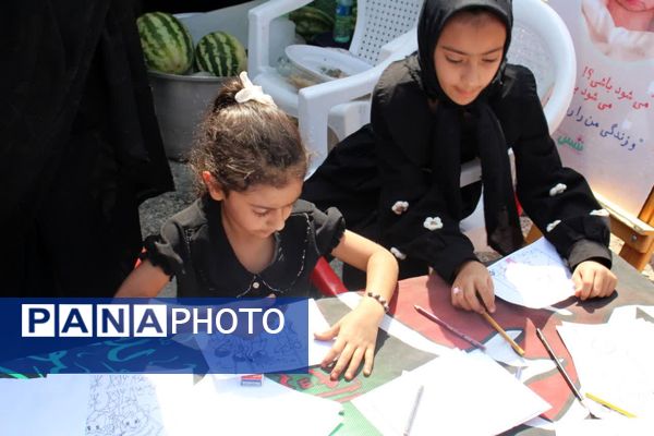 راهپیمایی دلدادگان حسینی در شهرستان سمنان