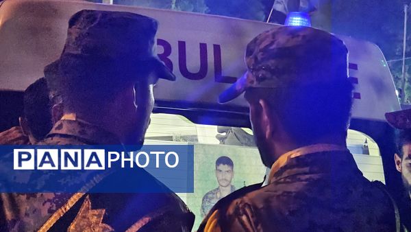 پیکر شهید فاتحی، در آغوش مجلس حسینی آرام گرفت 