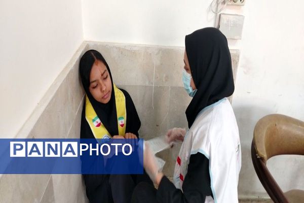 بیست و هفتمین مانور زلزله سراسری در دبیرستان شهید مجید دهنوی نیشابور 