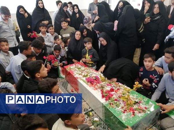 شهید گمنام، میهمان ویژه مدارس شهرستان خاتم شد