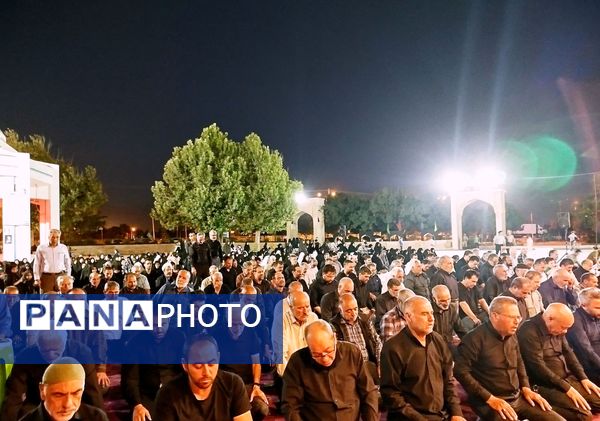  مراسم عزاداری اباعبدالله الحسین(ع) در مسجد شهدای گمنام 