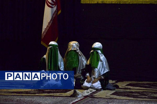 مراسم عزاداری هیئت فرهنگیان در نیشابور 
