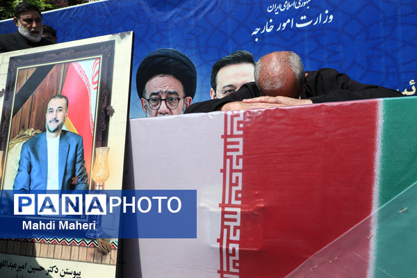 مراسم تشییع پیکر حسین امیرعبداللهیان وزیر امورخارجه شهید