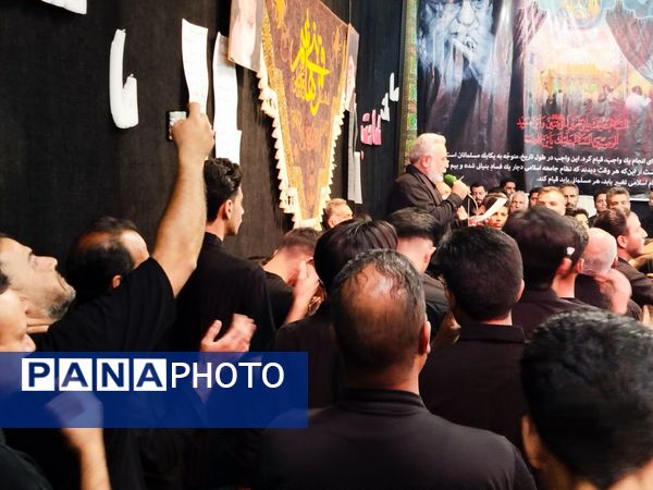 سوگ در فروتقه؛ عاشقان حسینی در سوگ سقای کربلا اشک ماتم ریختند