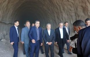 بازدید وزیر آموزش و پرورش از قطعه ۱۸ پروژه راه‌آهن چابهار–بیرجند–مشهد