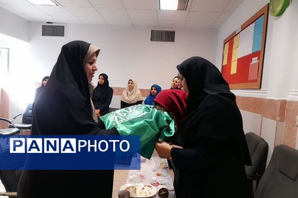 حضور خادمین امام رضا (ع) در دبستان دخترانه آیین روشن