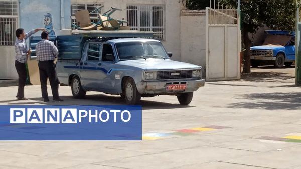 آمادگی دبستان شهید نجفی فدافن برای میزبانی ماه مهر