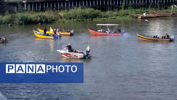 قایقداران بندر انزلی با «کاروان صمود» به ناوگان جهانی آزادگان پیوستند