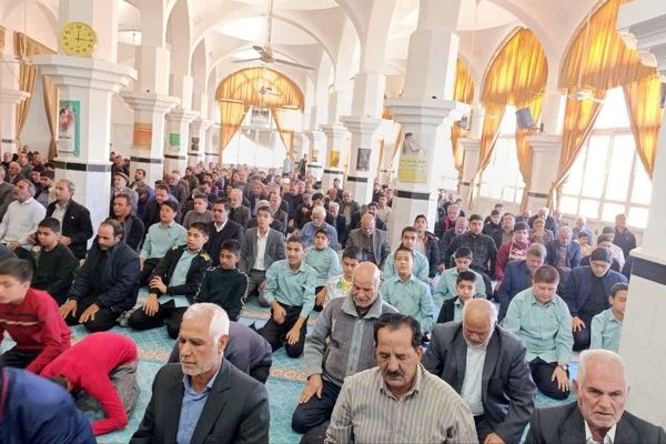 نماز عبادی سیاسی جمعه در شهرستان خلیل آباد 