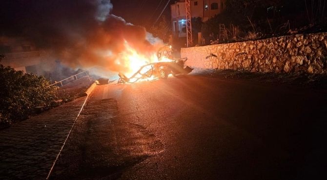 حمله پهپادی رژیم صهیونیستی به خودرویی در جنوب لبنان