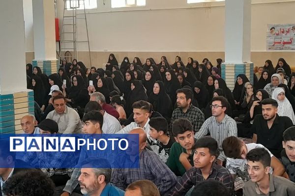 مراسم گرامیداشت شهدای بمباران هوایی شهرستان ایوانغرب