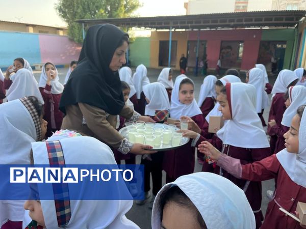 جشن روز دختر در دبستان دخترانه شهید علی‌رضایی