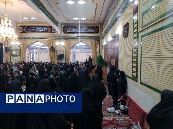 شب هفتم ماه محرم؛ تکیه علی اکبری کاشمر میزبان مسئولین این شهرستان
