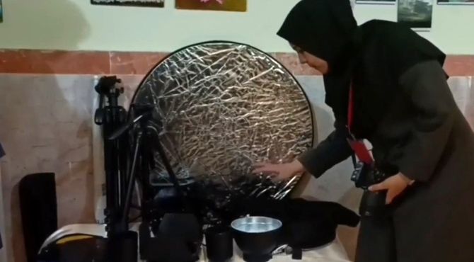 بازدید دانش‌آموزان دبیرستان تربیت از نمایشگاه آشنایی با مشاغل و رشته‌ها در هنرستان مبتکران رودهن 