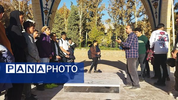 غبارروبی مزار مزار شهید دانش آموز اردوگاه شهید رجایی باغرود