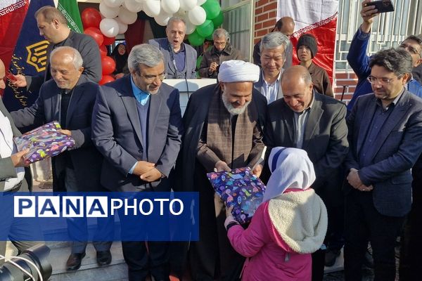 افتتاح اولین آموزشگاه الگوی کشوری شهید ابراهیم هادی روستای طاهر آباد(صالح آباد) شهرستان کلات