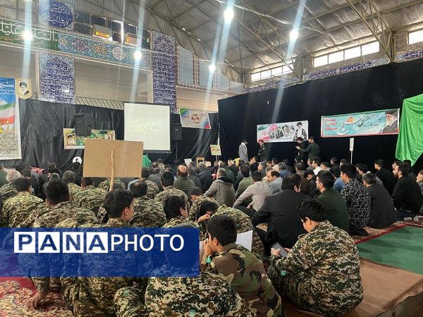 حضور پرشور دانش‌آموزان مدارس خاتم در رزمایش اقتدار بسیجیان