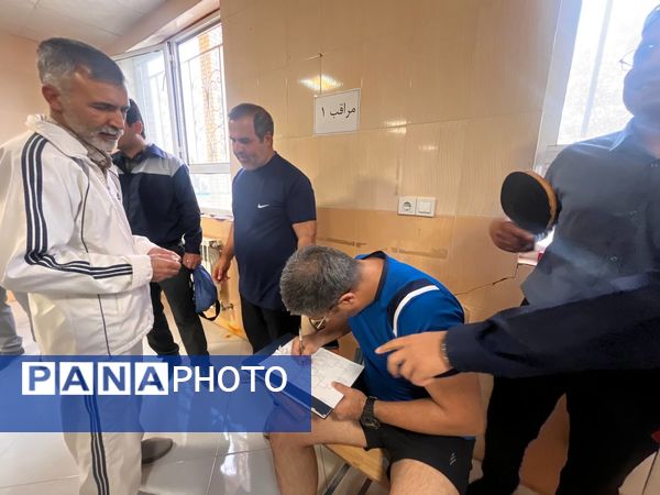 رقابت ورزشی تنیس روی میز فرهنگیان در نوخندان