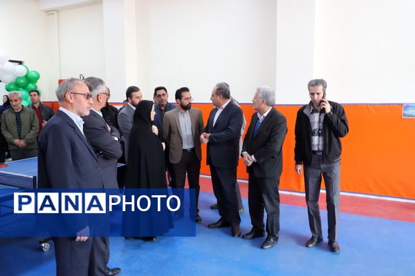 افتتاح اتاق ورزش مدرسه هوشمند استثنایی شهید رضی شهر جدید سهند