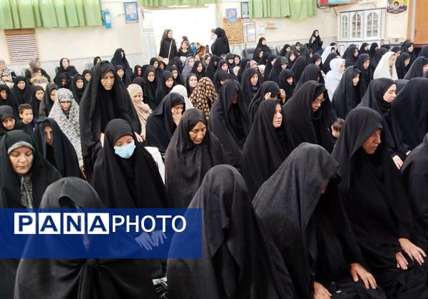 مراسم عاشورای حسینی در مسجد شهدای گمنام نیشابور 