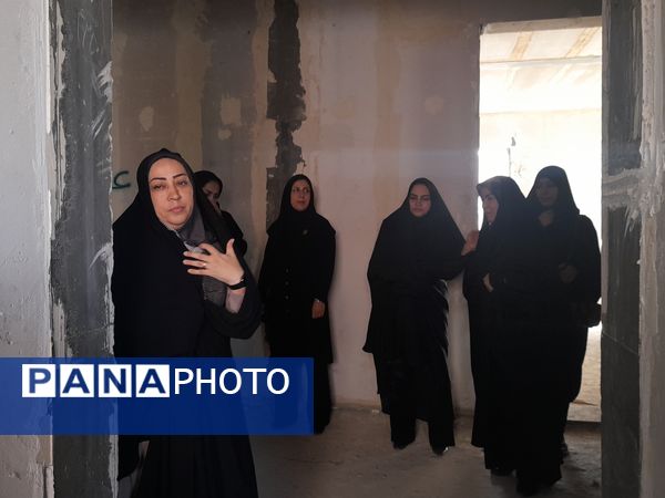 بازدید انجمن اولیا و مربیان دبستان پورشهریاری از پروژه درحال ساخت مدرسه اولیاء ناحیه ۷ مشهد