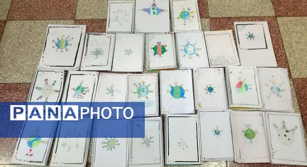 «انگشتر خوشحالی» نماد جشن روز کودک در دبستان شهید هادی آریایی ناحیه یک یزد