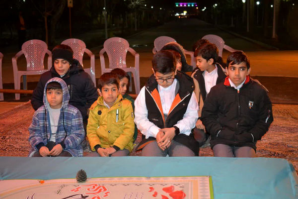 محفل انس نوجوانان با شهید گمنام بوستان لاله