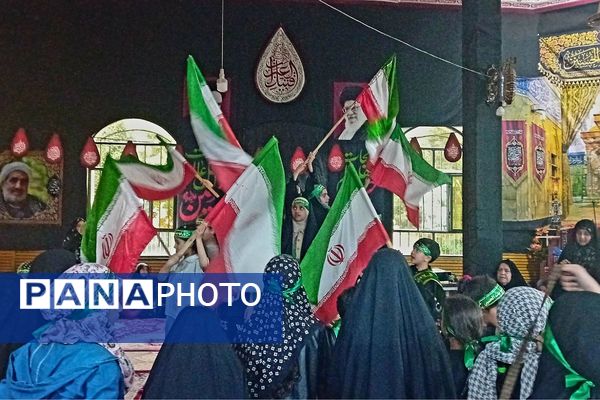 برگزاری مراسم شهادت دردانه حضرت اباعبدالله الحسین در شهرستان فیروزکوه