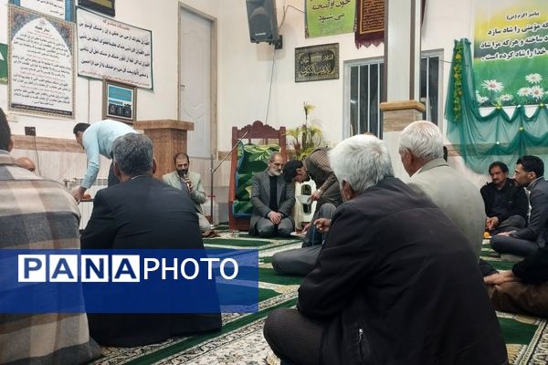 مراسم عید مبعث در مسجد النبی خلیل آباد