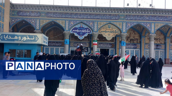 خاکسپاری شهید «اسماعیل شاکری» در مسجد جمکران