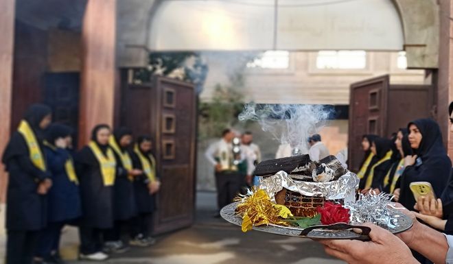 دل‌های دانش‌آموزان مدرسه ولایت، امام رضایی شد
