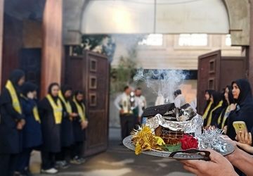 دل‌های دانش‌آموزان مدرسه ولایت، امام رضایی شد
