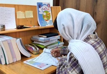 افتتاح قرائت خانه دبیرستان بنت الهدی شهرستان‌ زارچ