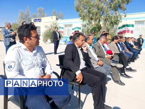 نواخته شدن زنگ پدافند غیرعامل در مدرسه شهید دستغیب مروست