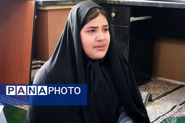 مراسم سوگواری ایام فاطمیه در دبستان موسی‌بن‌جعفر(ع) بهارستان‌دو