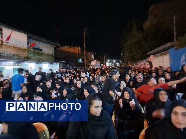 آیین خیمه سوزان در مسجد ابوالفضل قائمشهر