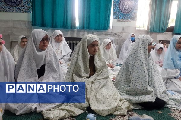 تمرین بندگی دانش آموزان مدرسه هدی یک برای ماه مبارک رمضان